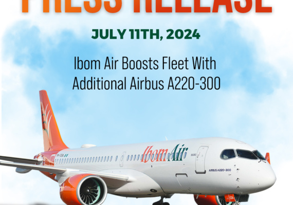 Ibom Air Boosts Fleet With Additional Airbus A220-300